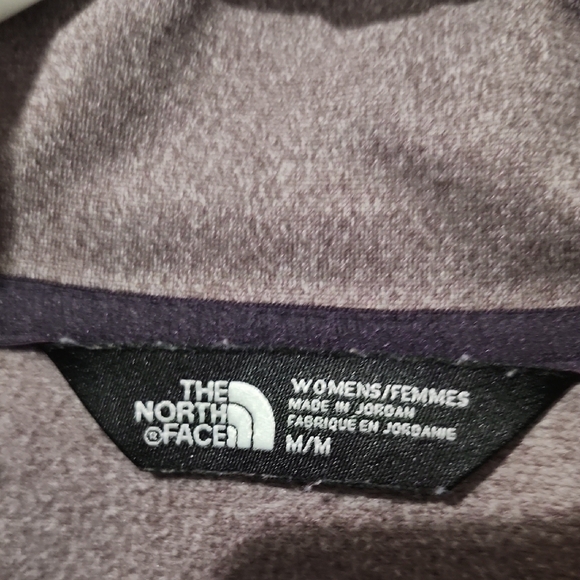 The North Face Purple and Gray Quarter-Zip Sweatshirt - Picture 2 of 8
